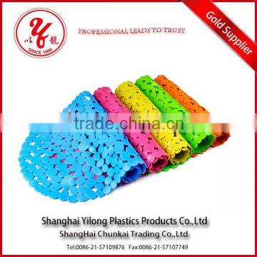 comfortable PVC anti-slip pebble stone bath mat
