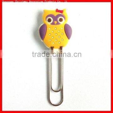 Different kinds of cartoon shaped funny silicone paper clips