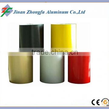 PE or PVDF RAL color painted aluminum coil 1200mm width