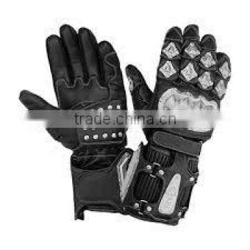 high quality stylish personalized analine leather motorbike gloves