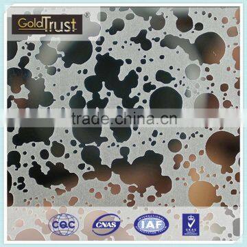 Etching Decorative Stainless steel sheets- SUS304/316/430 Mirror Etching sheet