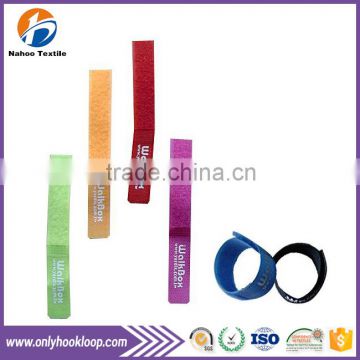 Soft adhesive hook and loop cable tie, high quality adhesive hook and loop cable tie