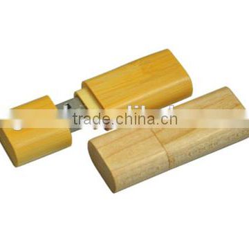 Gift Wood USB flash drive with embossed logo, Eco Friendly Bamboo flash disk, recycling USB flash memory from China