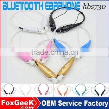 High Quality HBS730 sport neckband stereo bluetooth wireless headphone headset earphone cheap selling