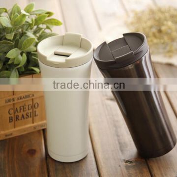 LFGB FAD double wall stainless 500ml 16oz coffee mug, stainless steel tumbler, stainless steel vacuum tumbler