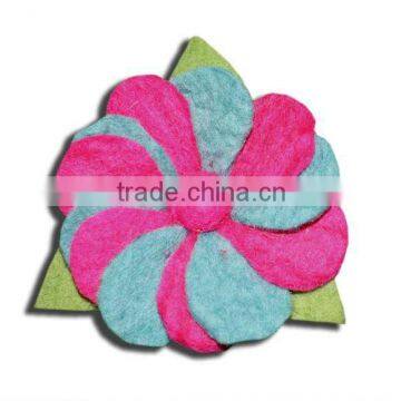 Felt Flower Brooch