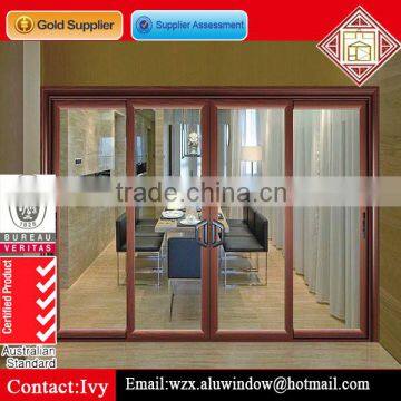 Guangzhou hardware soundproof glass partition sliding door