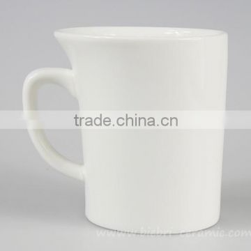 340ml Personalized Plain White Chinese Ceramic Coffee Mugs & Cups Wholesale Available