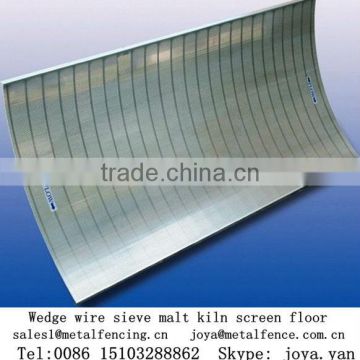 Ventilation wedge wire sieve malt kiln screen floor