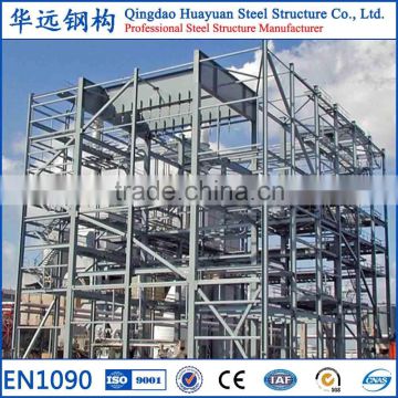 Q345 H beam pre engineered steel structure industrial building