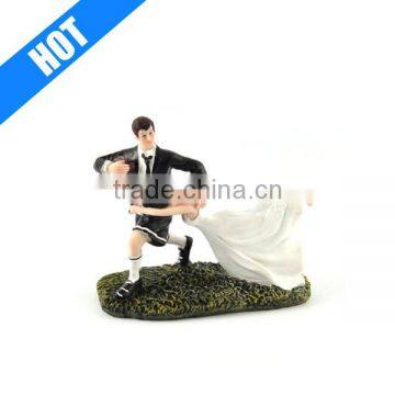 customized decorative gift ceramic wedding cake toppers letter t