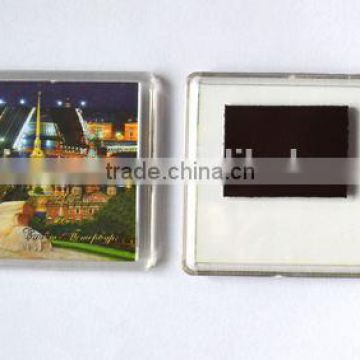 EU Standard Acrylic/PVC Souvenir Fridge Magnet Photo Frames