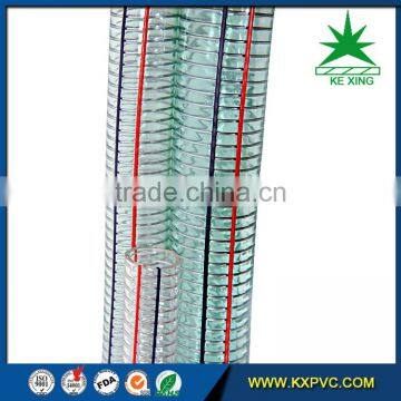 Steel spiral reinforced pvc suction hose for oil powder