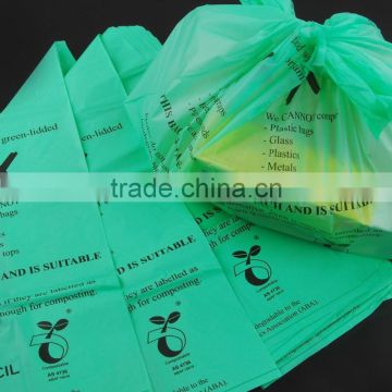 biodegradable bioplastic bag with EN13432 and ASTM D6400