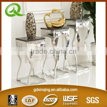 Y12 stainless steel metal flower stand wedding marble flower stand