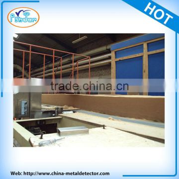 Customized large tunnel conveyor needle metal detector for wooden processing