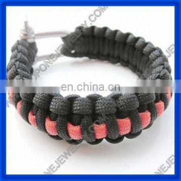 YUAN fashionable high quality ncaa university paracord bracelet wholesale