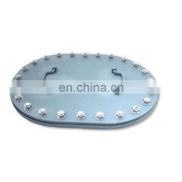 China Manufacture Oval Steel Ship Stainless Steel Manhole Cover