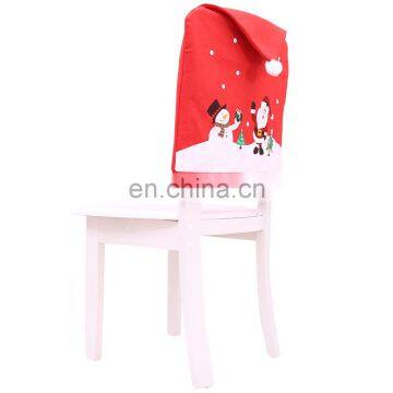 Cheap Christmas  Santa hat home decoration new  room Halloween decoration universal  back chair covers