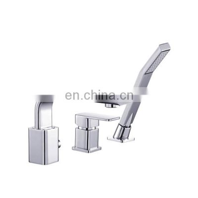 Single Handle Faucets 3 Hole Deck-Mounted Faucet Basin Mixer Bathroom Shower Sets