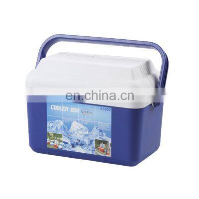 8L  Wholesale custom logo portable handle  cooler box mini size home use insulated beer drink water food golf cart cooler box