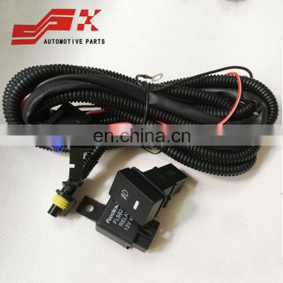Automotive Fog Light Wire Harness 12V 40A Relay Fog Lamp On Off Switch Wiring Harness Kit for Honda FIT-14
