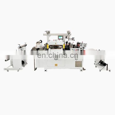 Video Support High Speed Automatic Roll Label Rewinding Slitting Paper die Cutting PUNCHING MACHINE