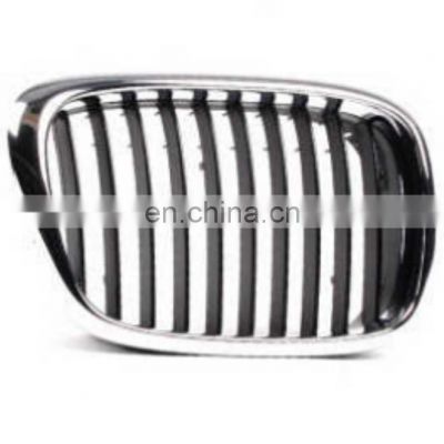 For Bmw 5 series E39 1995-2003 Chrome Grille 51137005837 51137005838 Front Bumper Upper Grille