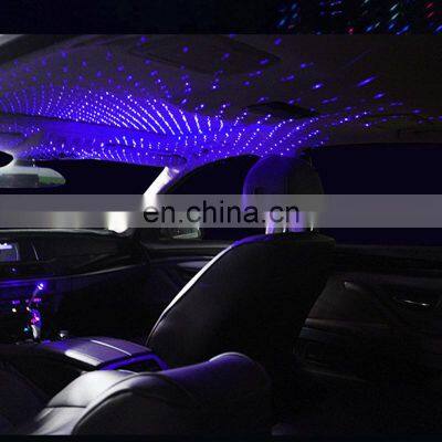 Hot Sell Car Roof Star Light Aluminum Cover Projector Factory direct sales USB Auto interior parts LED Starry Laser Lights