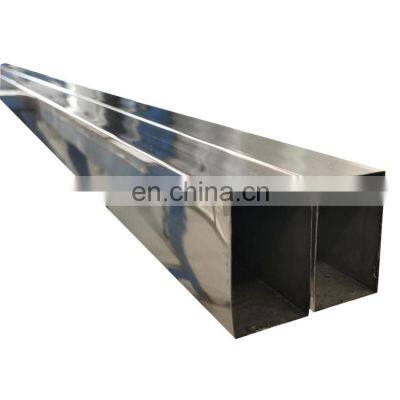 3/4 inch 5/8inch mirror polished stainless steel square tubing 304 15*15mm