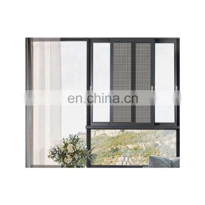 JYD Frame Aluminium Sliding Turn Window Design Best Tempered Glass Sliding Window