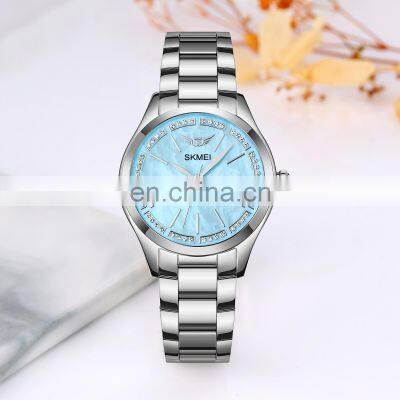 skmei 1964 Simple Ladies Fashion Luxury Watch Waterproof Diamond For Women Ladies Clock Quartz Watch reloj mujer