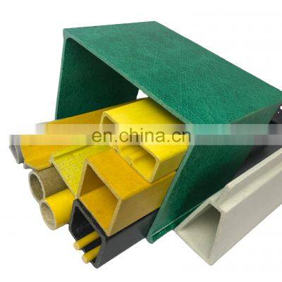 Fiberglass frp structural square beam plastic profil square  frp rectangular tube