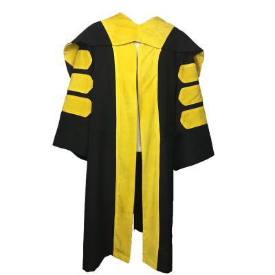 Customized doctoral Phd graduation gowns and caps with hoods