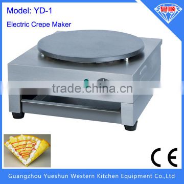 2015 Hot selling high quality single plate electric crepe maker machine