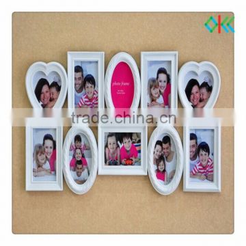 ningbo wholesale plastic multi frame for photo