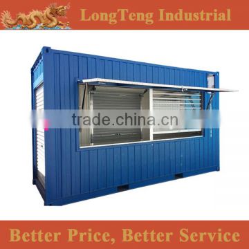 Modified 10' 20 ' 40ft shipping container coffee kiosk with roller door