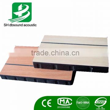 Sound Wall Grooved Wood Acoustic Panel For Cinem