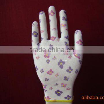 China manufacturer women garden gloves nylon