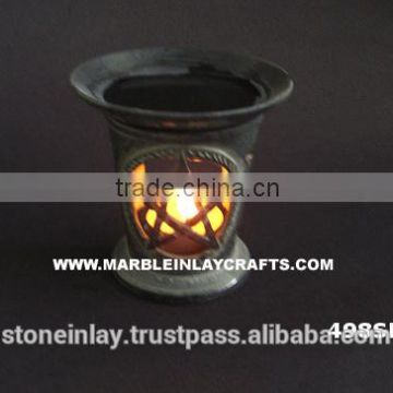 Black Soapstone Aroma Oil Burners, Aroma Oil Warmers