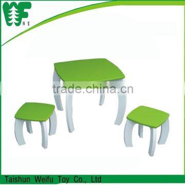 wooden children table stool