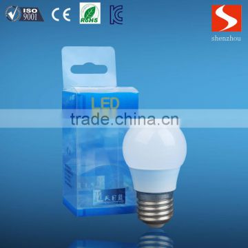 CE qualified 4w led e27 bulb made in china