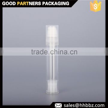valuable appearance PC material transparent 10ml serum empty bottles airless