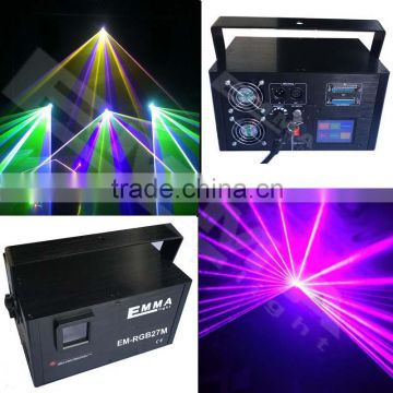 4w RGB text dj laser 3D animation scanner light ILDA DMX SD CARD Sound activated Professional Stage laser light show