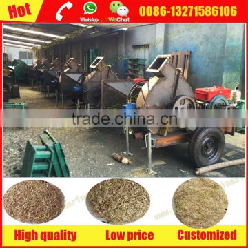 Mobile diesel engine sawdust machine for sale with 5-10% discount