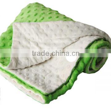 33% Off Pink Color Lime Green Ultra Soft Pram Blanket Travel Fleece Blanket