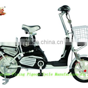 2013fashion with rear comfortable seat 14" light e-scooters