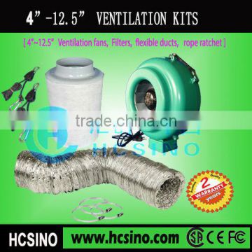 4"~12.5" Hydroponics ventilation system/hyroponics kit