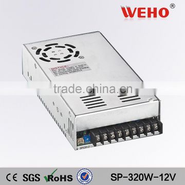 320w high efficiency 240v ac 12v dc power switch supply with PFC function