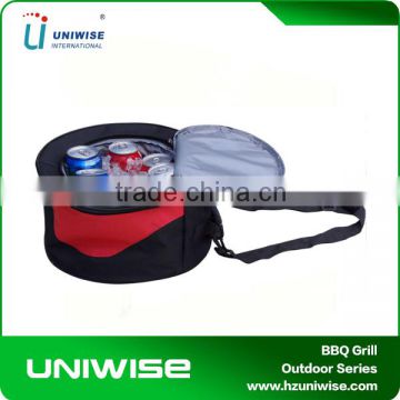 Protable Simple Round BBQ Grill with Cooler